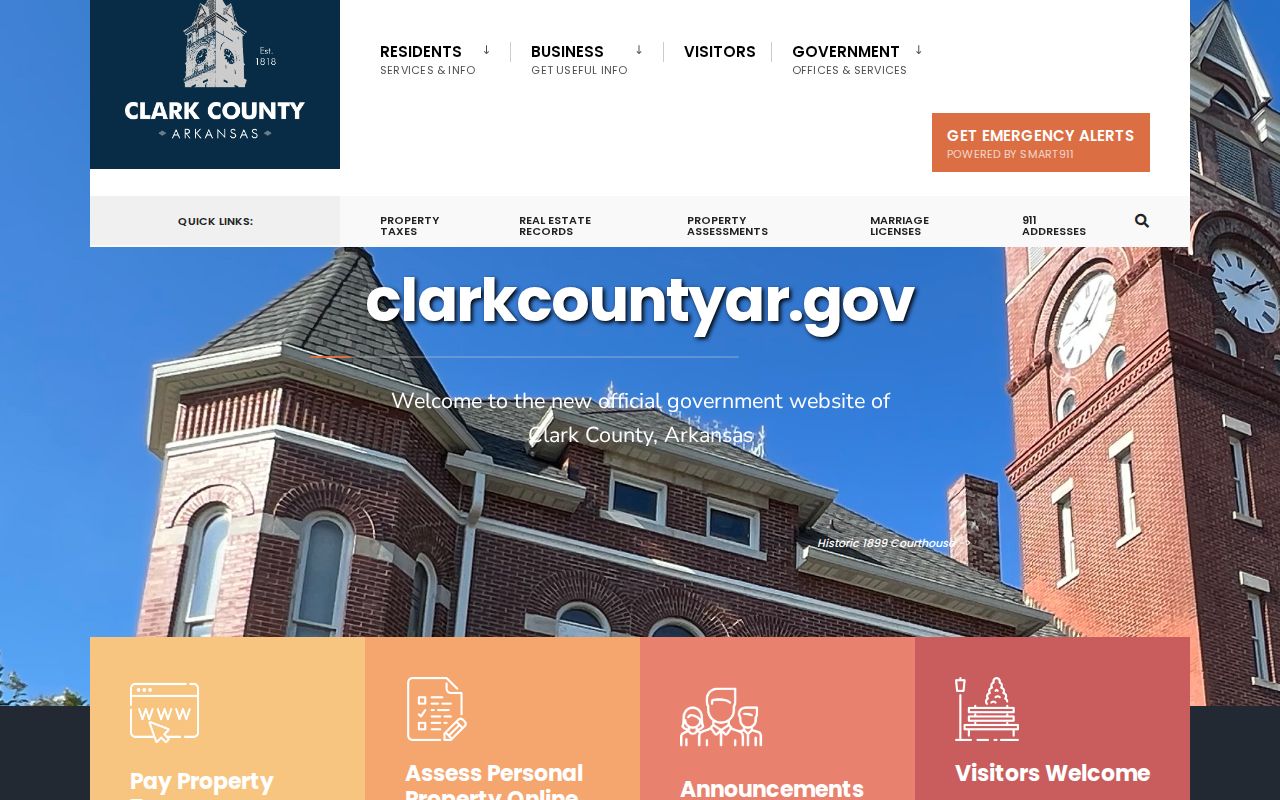 Clark County court docket government offices