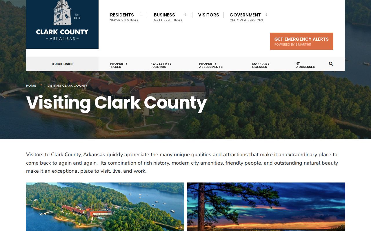Historic courthouse holding Clark County court docket records